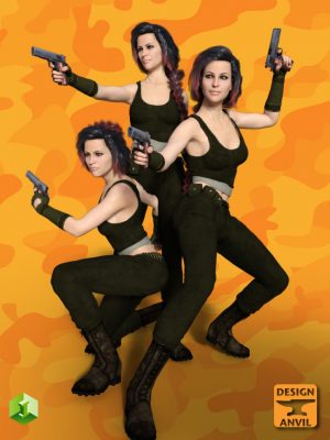 DA Hand Gun and Poses for Genesis 8 Female(s)-达手枪和创世纪8女性姿势