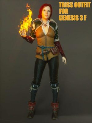 Triss Outfit For G3F-Triss odfit for g3f