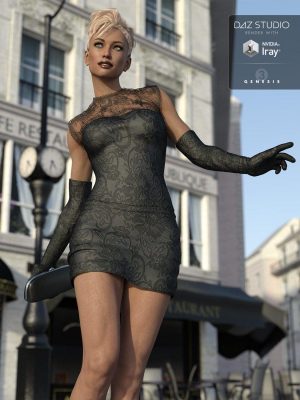 Femme Fatale Cocktail Dress for Genesis 3 Female(s)-Femme Batale鸡尾酒服装创世纪3雌性