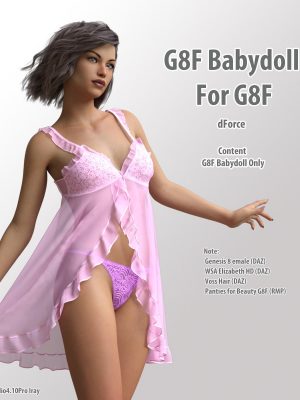 dForce Babydoll for G8F-dforce babydoll for g8f