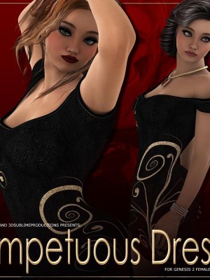 i13 3ds impetuous dress for G2F-133为2设计的时尚连衣裙