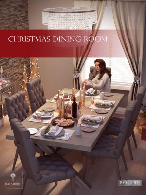 Christmas Dining Room圣诞餐厅-圣诞餐厅圣诞餐厅