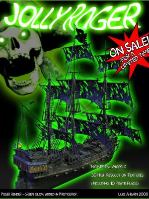 Jolly Roger Pirate Ship-快乐罗杰海盗船