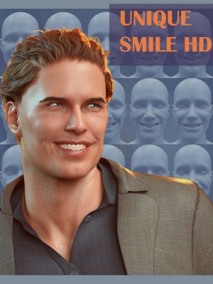 20 Unique Smiles HD for Genesis 8 Male(s)-20个独特的微笑高清为创世纪8男性