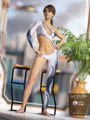 Sexy Bodysuit for Genesis 3 Female(s)-用于创世纪的性感紧身衣服3雌性