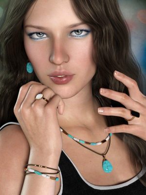 Gem Jewelry for Genesis 3 and 8 Female(s)-创世纪3和8女性的宝石珠宝