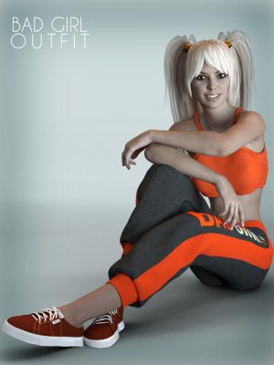 X-Fashion Workout Outfit for Genesis 3 Female(s)-X时尚锻炼成套装备用于创世纪3女性