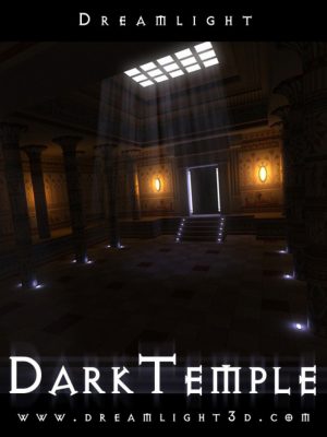 Dark Temple Light Set for DAZ Studio-Daz Studio的黑暗寺庙灯套