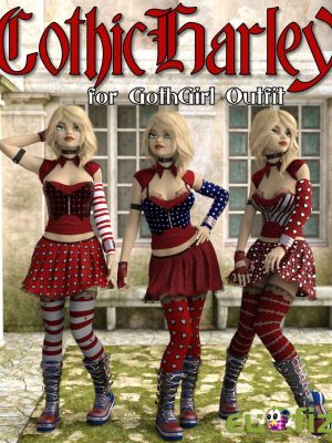 GothicHarley for Goth Girl Outfit G3F-Gothicharley为Goth Girl Outfit G3F