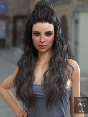 Ulani Hair for Genesis 3 & 8 Female(s)头发-乌兰头发为创世纪3＆＃038;8女性（s）批发