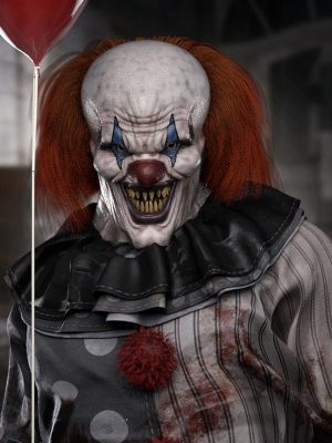 Evil Clown HD for Genesis 8 Male-邪恶的小丑HD用于创世纪8男性