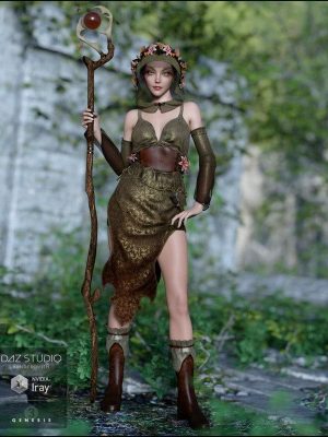 Woodland Magic for Genesis 3 Female(s)林地的魔法-林地魔法创世纪3女性（S）林地的旧法