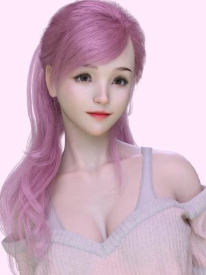 Lurys with Expressions and Hair with dForce for Genesis 8.1 Female 东方亚洲-LuRys用表达和头发，具有成因的dforce 8.1女性东方亚洲