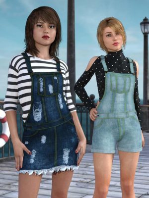 3 in 1 Dungarees for Genesis 3 & Genesis 8 Female(s)-3在1个笨拙的创世纪3＆＃038;创世纪8女性