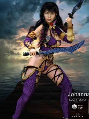 Johanna for Genesis 3 Female东方亚洲女性角色-Johanna for Genisa 3女性东方亚麻女性角色