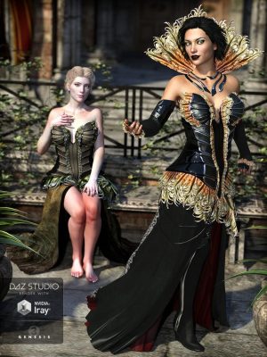 The Corvus Ensemble for Genesis 3 Female(s) and Genesis 8 Female(s)-Genesis 3雌性的Corvus合奏和创世纪8女性（S）
