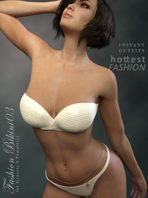 Fashion Bikini03 for Genesis 3 Female(s)-Facture Bikini03用于创世纪3女性