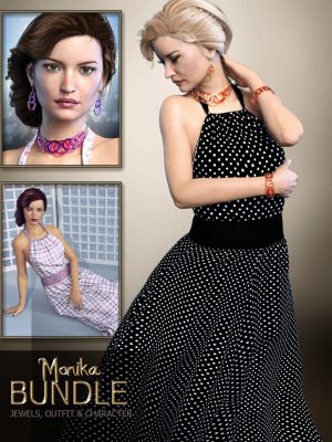 Monika Bundle – HD Character, Jewelery and Outfit-Monika Bundle  – 高清字符，珠宝和装备
