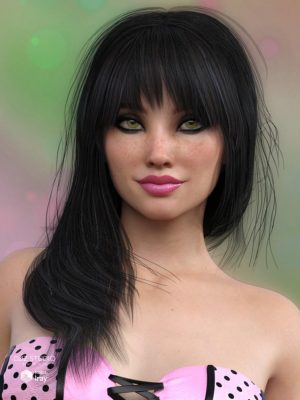 Silvie Hair for Genesis 3 Female(s)-Silvie头发为创世纪3女性