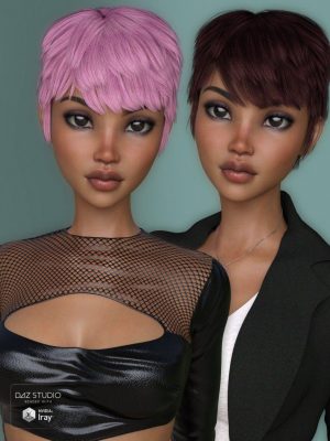 Evi Hair for Genesis 3 Female(s)-Evi头发为创世纪3女性