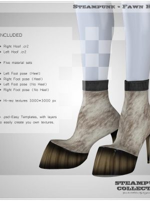 SP – Fawn Hoofs for V4-Sp  –  Fawn Hoofs for V4