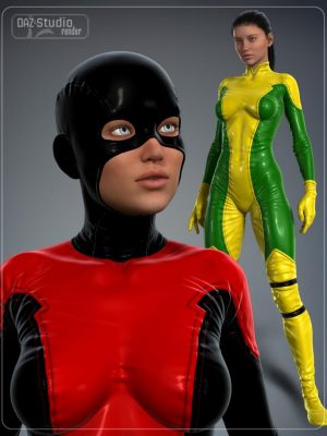 Super Hero Suit for Genesis 2 Female(s) and Victoria 6-Super Hero适合创世纪2女性和维多利亚6