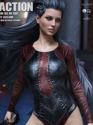 Action for See Me Suit for Genesis 8 Females-见我的行动适合创世纪8女性