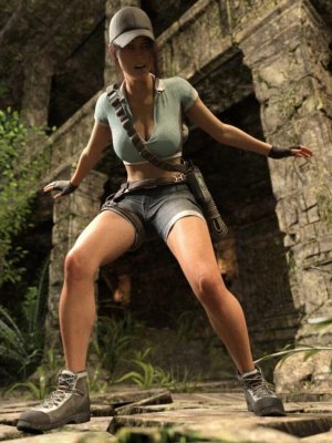 Adventure Poses, Outfit and Props for Genesis 8 Female-《创世纪8：女性》的冒险姿势、服装和道具
