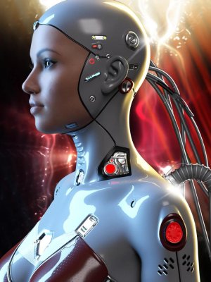 Athena HD Cyborg for Genesis 8.1 Female-雅典娜81女性
