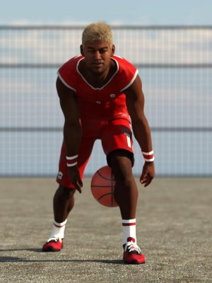 Basketball Poses for Genesis 8 and 8.1 Male-《创世纪》第8章和第81章男性篮球造型