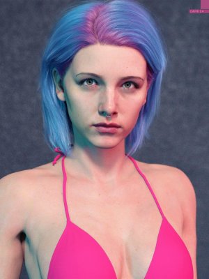 Caprica HD with HD Expressions for Genesis 8.1 Female-卡布里卡高清与高清表达创世纪81女性