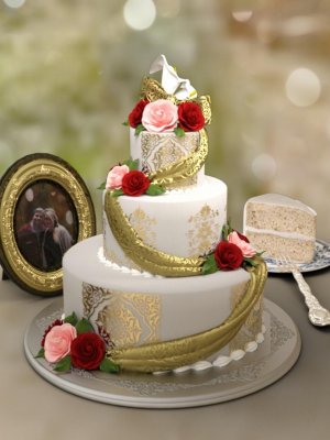 Classy Wedding Cake set-经典婚礼蛋糕套装