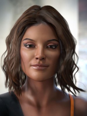 Cong Hair for Genesis 8 and 8.1 Females-创世记8和81女性丛毛