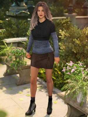 Cookies And Cocoa Outfit for Genesis 8 Females-为创世纪8号女性准备的饼干和可可套装