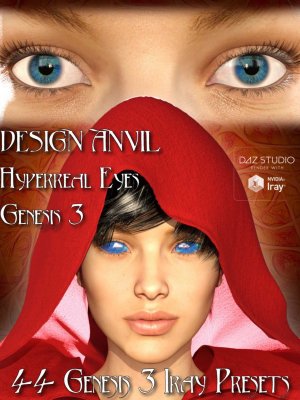 DA Hyperreal Eyes for Genesis 3 Female(s)-《创世纪3》女性的超真实眼睛（）