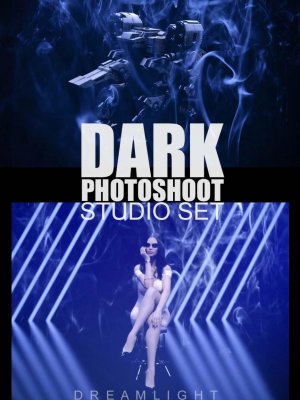 Dark Photoshoot Studio Set-黑暗摄影工作室设置