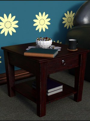 Decorative Side Table and Props-装饰边桌及道具