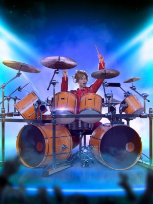 Drum Animations for Genesis 8.1 Male and Kota 8.1-81和81的鼓声动画
