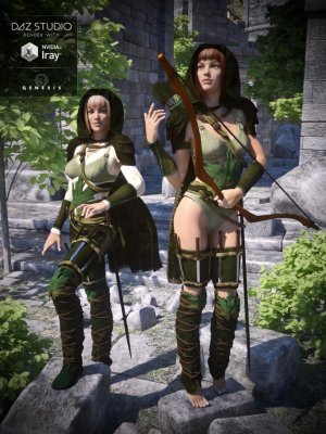 Fantasy Ranger for Genesis 3 Female(s)-《创世纪3》女性版幻想游侠