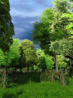 Forests Trees and Grass World Building Set-森林，树木和草地世界建筑集