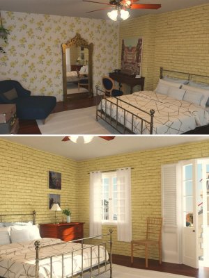 French Bedroom-法式卧室