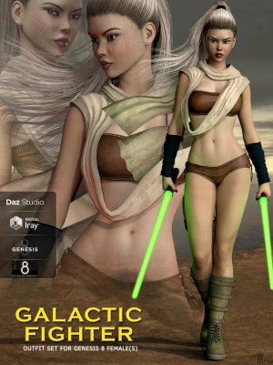 Galactic Fighter Outfit Set for Genesis 8 Female(s)-银河战斗机装备设置为创世纪8女性