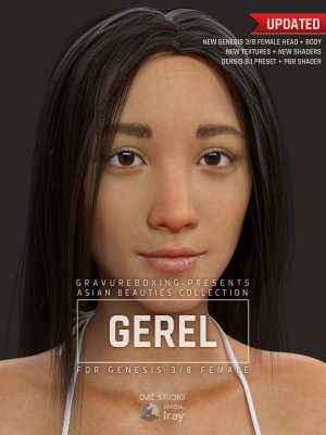 Gerel G3G8F for Genesis 3 and 8 Female-38用于3和8女性