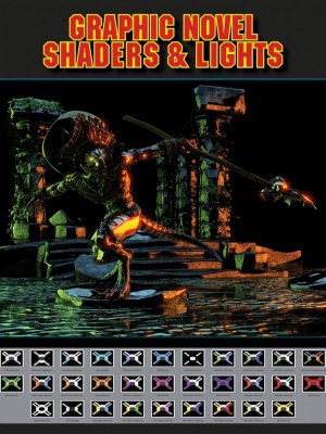Graphic Novel Shaders and Lights-图形小说材质球和灯光