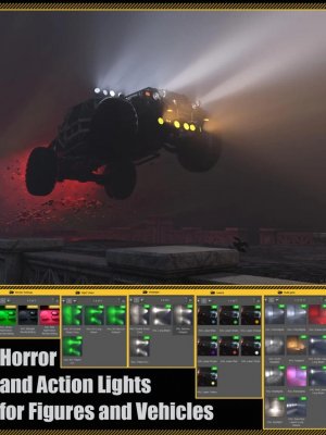 Horror and Action Lights for Figures and Vehicles-人物和车辆用恐怖和动作灯