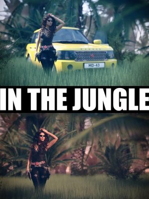In The Jungle Scene Billboards-丛林中的场景广告牌