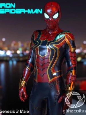 Iron Spiderman for Genesis 3 Male-《创世纪3》男版钢铁蜘蛛侠