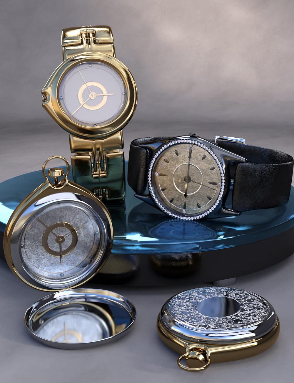 Luxury Watches for Genesis 8 Male(s)8男款豪华手表_DAZ模型网