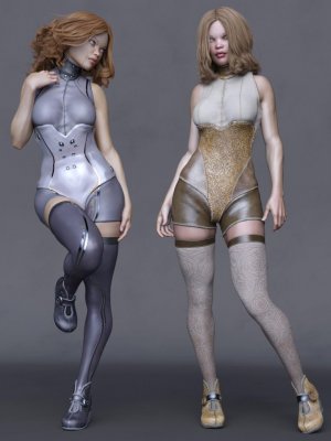 Lyra Outfit for Genesis 8 Female-创世纪8女天琴座套装