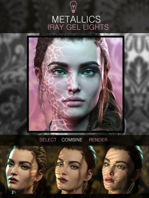 Metallic Gel Portrait Lighting for Iray-的金属凝胶肖像照明